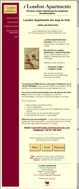 www.ilondonapartments.com