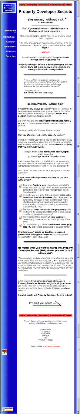 Property Developer Secrets